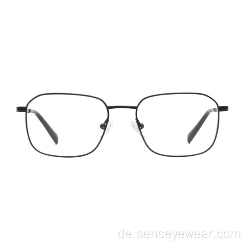 Square Unisex Titanium optische Brille Rahmen Brillen